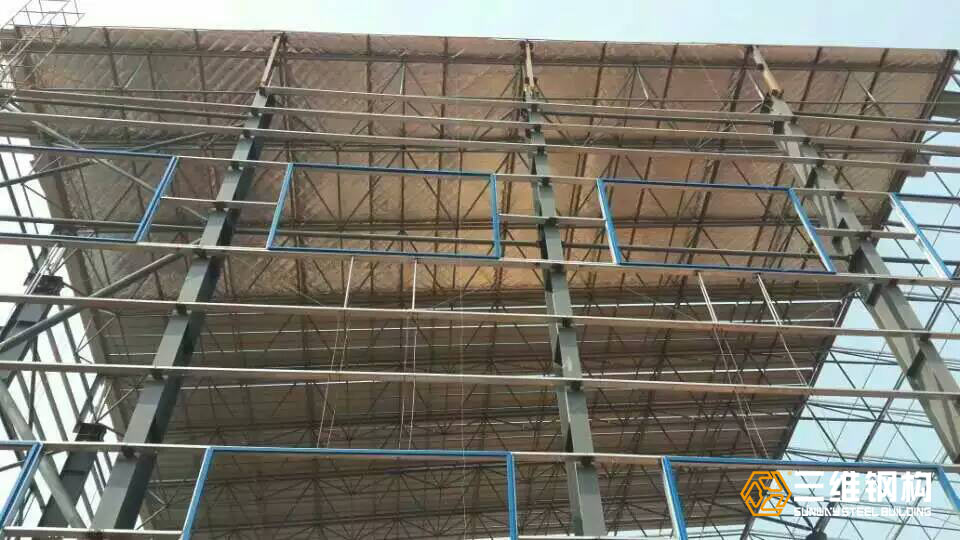 凯发k8一触即发钢结构安装图示