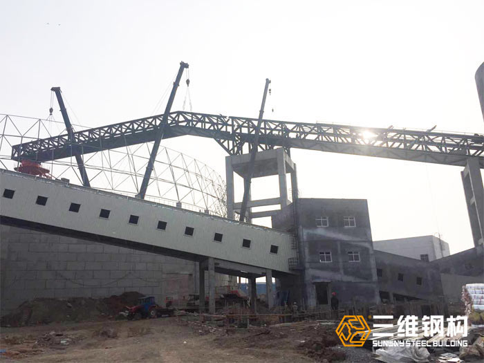 凯发k8一触即发钢结构连廊案例图示1