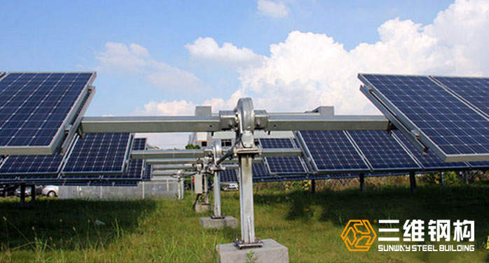 凯发k8一触即发跟踪式太阳能支架加工案例图